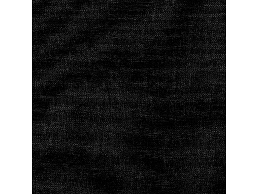 Canapé Chesterfield droit 3 places noir tissu
