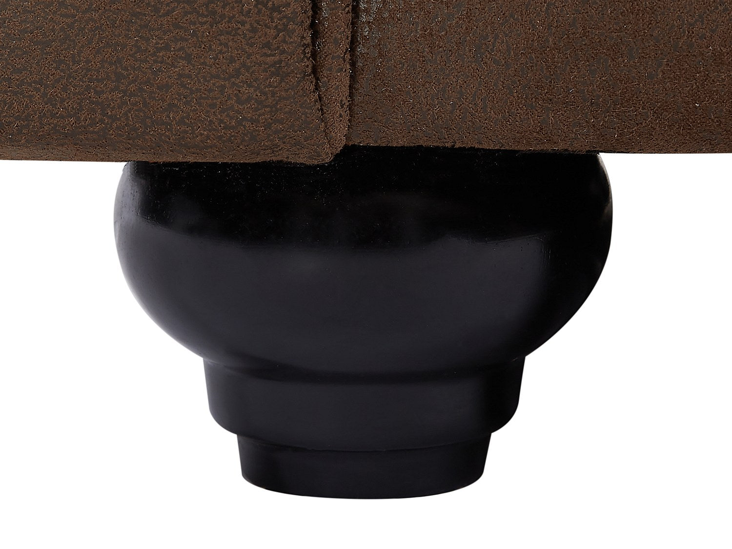 Canapé Chesterfield convertible 3 places marron tissu
