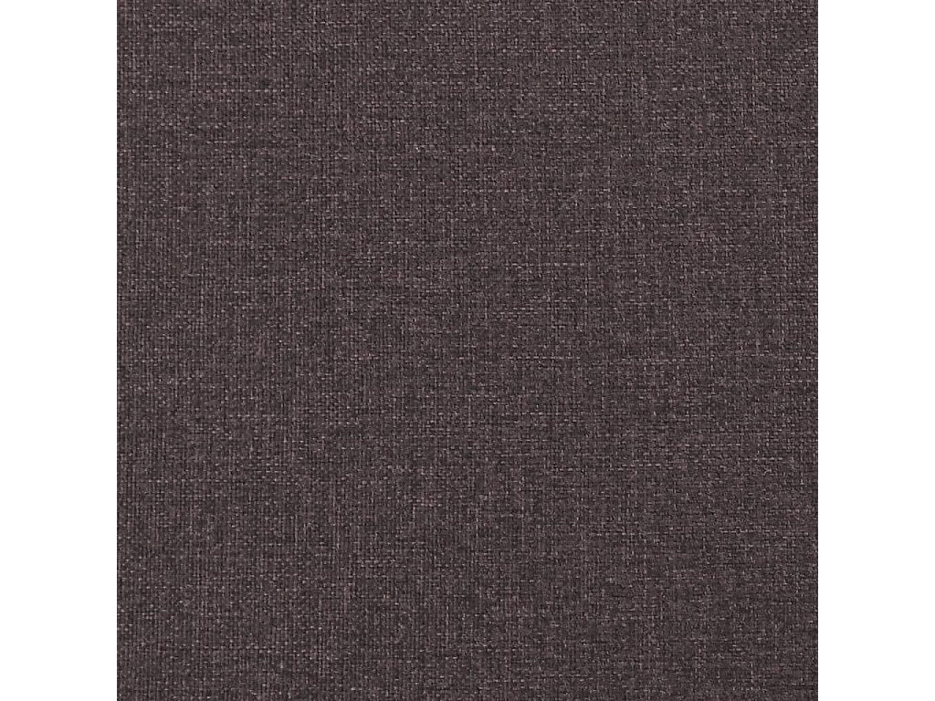Canapé Chesterfield droit 3 places marron tissu