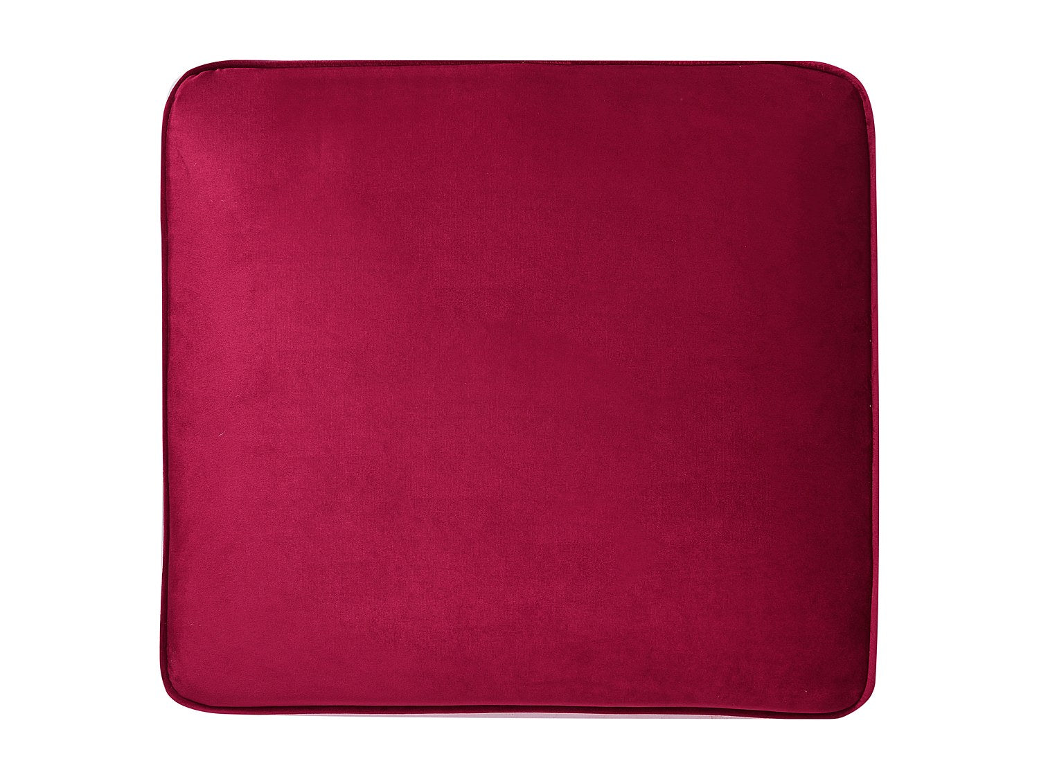 Fauteuil Chesterfield rouge velours