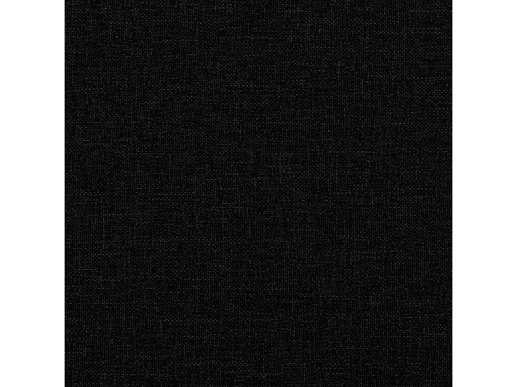 Canapé Chesterfield droit 2 places noir tissu