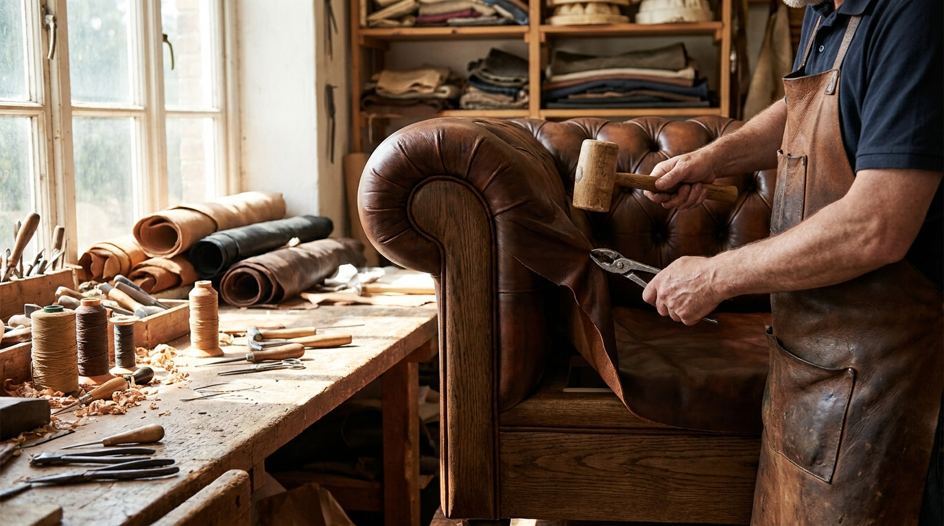 Comment reconnaître un vrai canapé Chesterfield ?