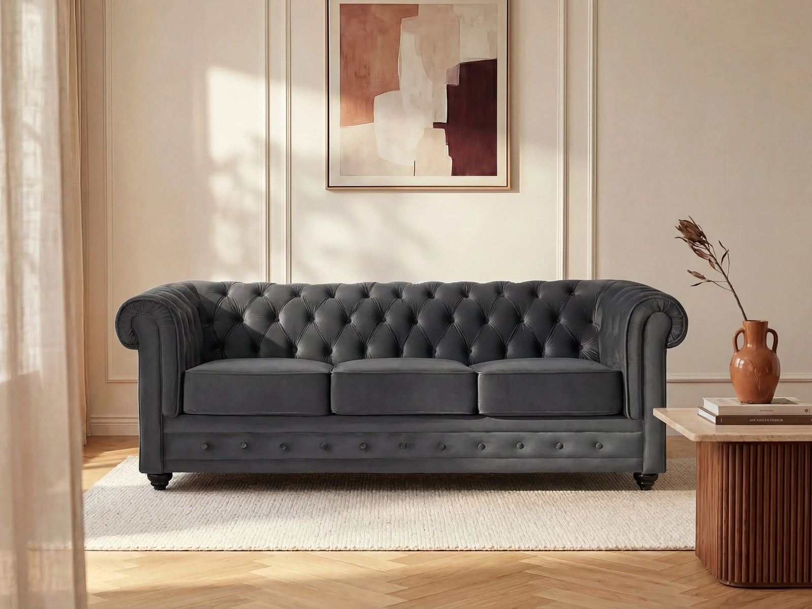 Canapé Chesterfield Velours