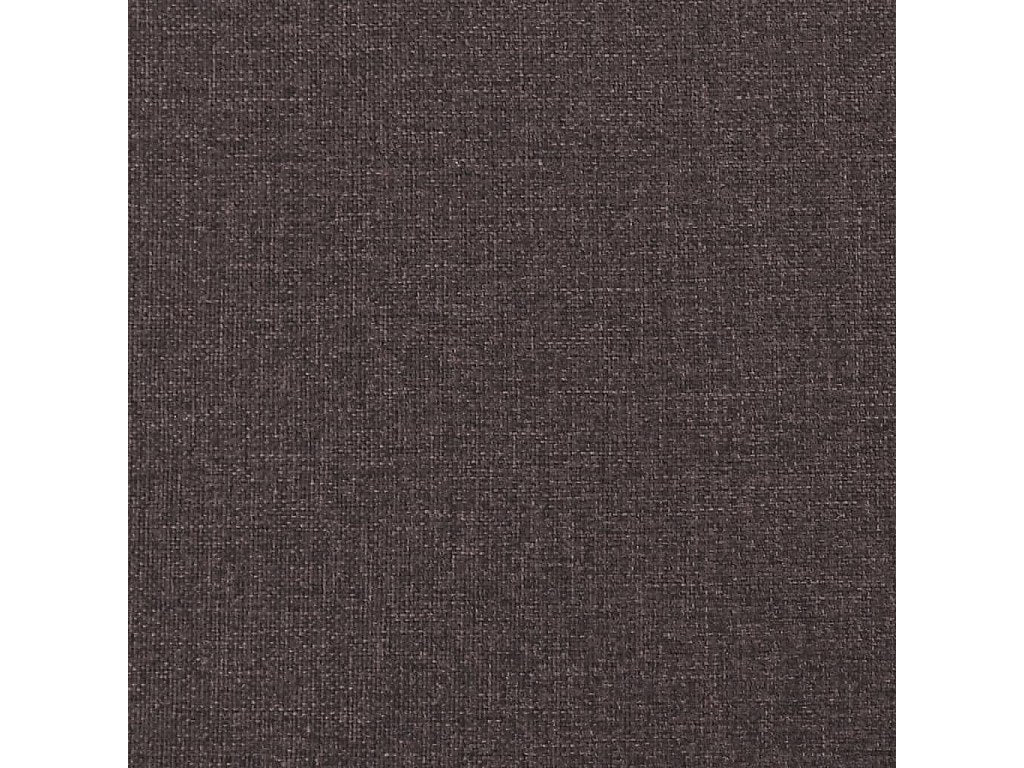 Canapé Chesterfield droit 2 places marron tissu