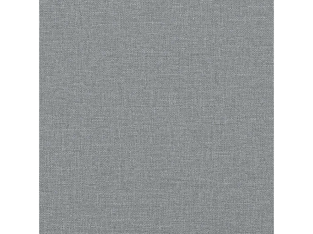 Canapé Chesterfield droit 3 places gris tissu