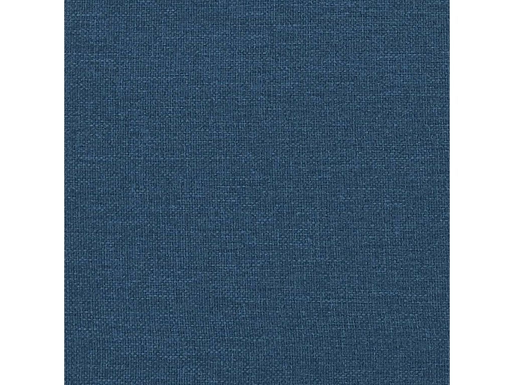 Canapé Chesterfield droit 2 places bleu tissu