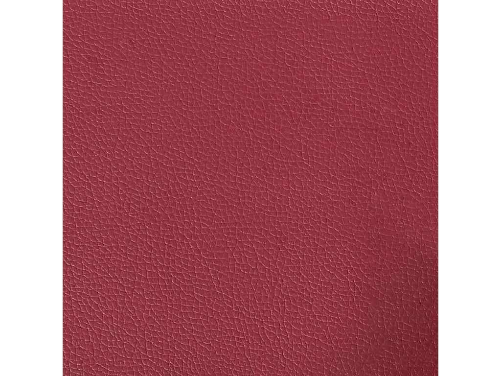 Fauteuil Chesterfield rouge simili cuir