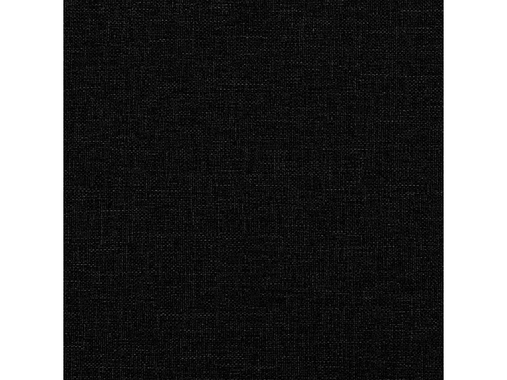 Canapé Chesterfield droit 3 places noir tissu